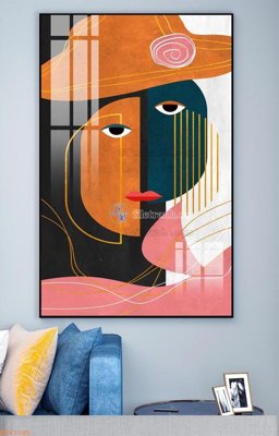 File ảnh File tranh hiện đại pha lê gương KF92195 (gốc) in quảng cáo ngoài trời