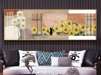 File tranh File tranh hiện đại pha lê gương KF92221 (ảnh gốc) in trần 3D