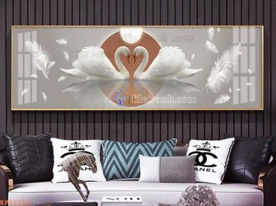 File gốc File tranh hiện đại pha lê gương KF92233 (phiên bản chuẩn) để in ấn