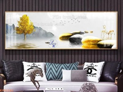 File ảnh File tranh hiện đại pha lê gương KF92243 (gốc) in backdrop sự kiện