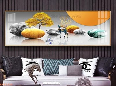 File ảnh File tranh hiện đại pha lê gương KF92244 (gốc) in standee