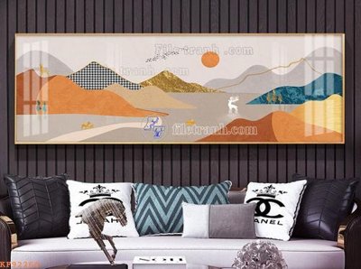 Tải file File tranh hiện đại pha lê gương KF92264 (gốc) làm tranh treo tường