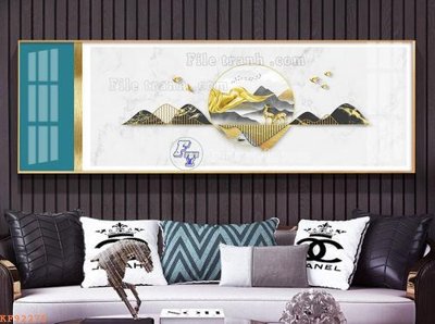 Download file gốc File tranh hiện đại pha lê gương KF92275 (dùng cho in ấn)