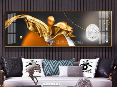 File gốc File tranh hiện đại pha lê gương KF92362 (phong cách) cổ điển