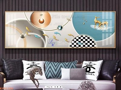 File tranh trang trí File tranh hiện đại pha lê gương KF92388 (file gốc)