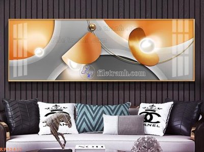 File in trần File tranh hiện đại pha lê gương KF92417 (file gốc) hoa văn 3D