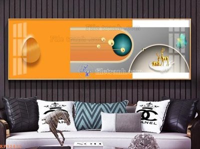 File gốc File tranh hiện đại pha lê gương KF92421 (phong cách) cổ điển