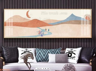 Tải file gốc File tranh hiện đại pha lê gương KF92462 (để in lụa)