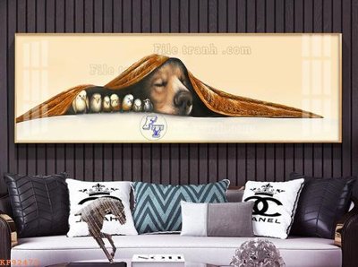 File tranh File tranh hiện đại pha lê gương KF92473 (bản gốc) trang trí văn phòng