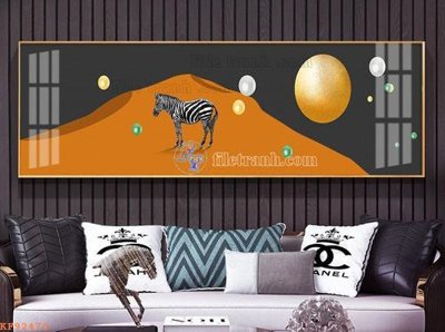 File tranh File tranh hiện đại pha lê gương KF92474 (bản gốc) treo tường