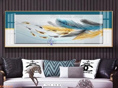 File in trần File tranh hiện đại pha lê gương KF92490 (bản gốc) 5D