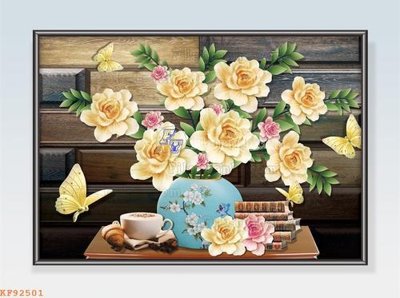 File tranh File tranh hiện đại pha lê gương KF92501 (gốc) in trên kính