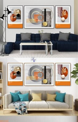 File gốc in ấn File tranh hiện đại pha lê gương KF92596 chất lượng vượt trội