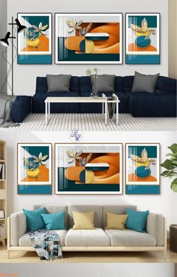 File ảnh File tranh hiện đại pha lê gương KF92597 (gốc) dùng in Pano