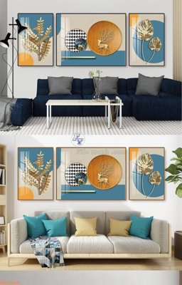 File ảnh File tranh hiện đại pha lê gương KF92598 (gốc) in standee