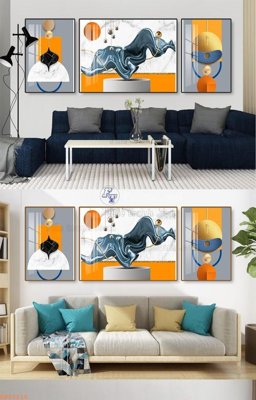 File PSD File tranh hiện đại pha lê gương KF92610 (nguyên gốc) chất lượng cao