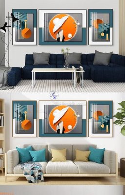 File tranh gốc File tranh hiện đại pha lê gương KF92612 (bản quyền) Filetranh.com