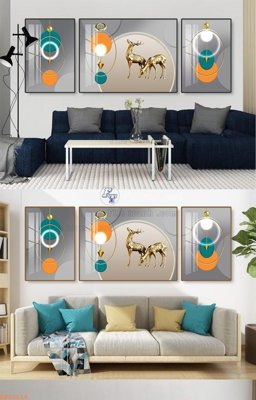 File in ấn File tranh hiện đại pha lê gương KF92618 (bản gốc) từ file gốc