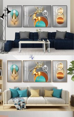 Tải file gốc File tranh hiện đại pha lê gương KF92626 (in bạt) quảng cáo