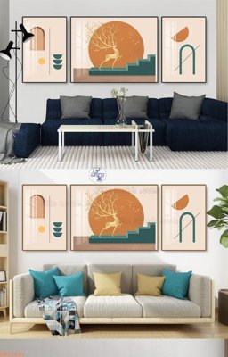 File in ấn File tranh hiện đại pha lê gương KF92631 (bản gốc) từ file gốc