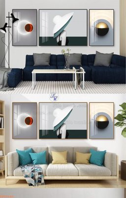 Tải file File tranh hiện đại pha lê gương KF92640 (gốc) làm file tranh quảng cáo