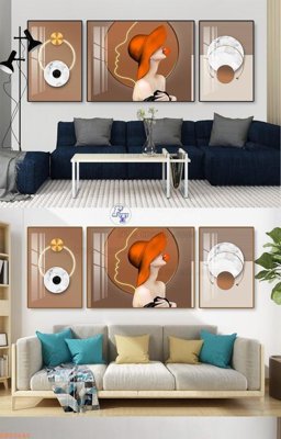 File tranh gốc File tranh hiện đại pha lê gương KF92645 (bản quyền) Filetranh.com