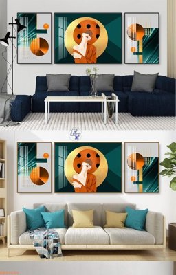 File tranh File tranh hiện đại pha lê gương KF92655 (file gốc) chuẩn màu in