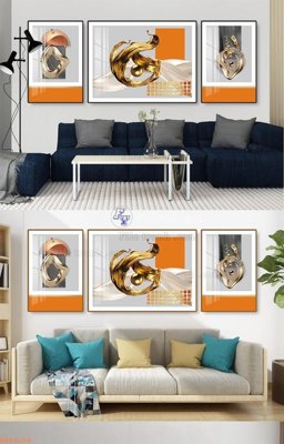 Tải file gốc File tranh hiện đại pha lê gương KF92658 (bản PSD) còn layer