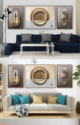 File PSD in ấn File tranh hiện đại pha lê gương KF92671 (chất lượng cao)