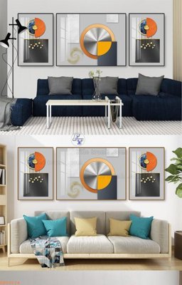 File tranh File tranh hiện đại pha lê gương KF92674 (bản gốc) trang trí văn phòng