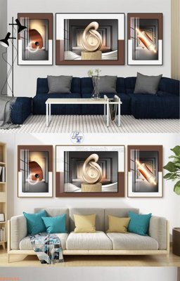 File tranh File tranh hiện đại pha lê gương KF92685 (bản gốc) in canvas