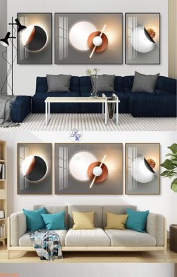 Tải file File tranh hiện đại pha lê gương KF92686 (PSD) cho in ấn quảng cáo