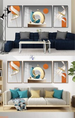 File tranh File tranh hiện đại pha lê gương KF92698 (gốc) chủ đề thành phố