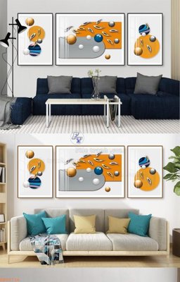 File tranh File tranh hiện đại pha lê gương KF92716 (bản gốc) treo tường