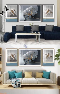 Tải file gốc File tranh hiện đại pha lê gương KF92738 (để in lụa)