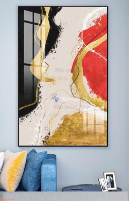 File PSD File tranh hiện đại pha lê gương KF92776 (gốc) cho in quảng cáo