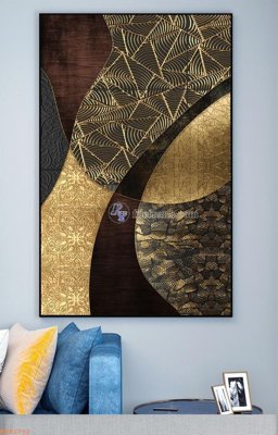 Download file File tranh hiện đại pha lê gương KF92792 (gốc) in mica đèn LED