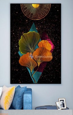 File gốc File tranh hiện đại pha lê gương KF92810 cho in ấn và thiết kế