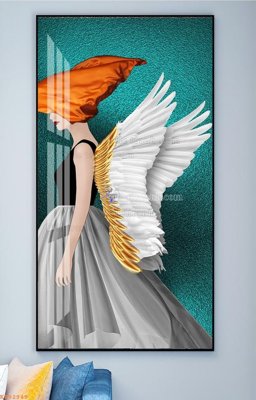 File gốc File tranh hiện đại pha lê gương KF92949 (chuẩn màu) cho in offset