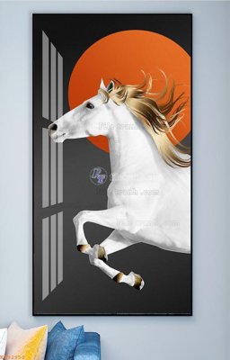 File in ấn cao cấp File tranh hiện đại pha lê gương KF92952 (file gốc)