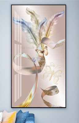 File tranh quảng cáo File tranh hiện đại pha lê gương KF92993 (download file gốc)