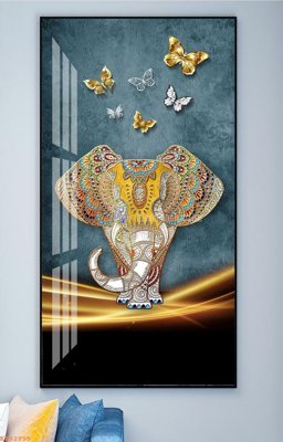 File tranh File tranh hiện đại pha lê gương KF92995 (ảnh gốc) sắc nét hoàn hảo