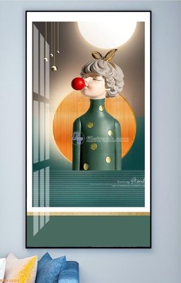 Download file gốc File tranh hiện đại pha lê gương KF93001 (in mica) 3D