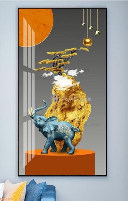 File ảnh gốc File tranh hiện đại pha lê gương KF93011 (chuyên in mica)