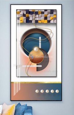 File gốc in ấn File tranh hiện đại pha lê gương KF93065 độ phân giải cao