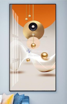 File in mica File tranh hiện đại pha lê gương KF93101 (bản gốc) sắc sảo