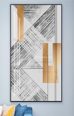 File gốc File tranh hiện đại pha lê gương KF93107 (vector) cho in ấn