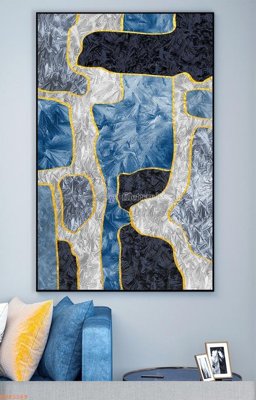 Ảnh gốc File tranh hiện đại pha lê gương KF93169 (độ nét cao) in mica