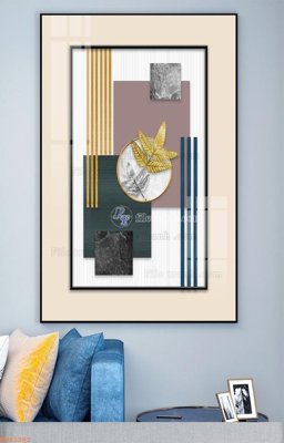 File gốc File tranh hiện đại pha lê gương KF93202 (phiên bản chuẩn) để in ấn