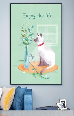 File ảnh File tranh hiện đại pha lê gương KF93217 (gốc) in poster